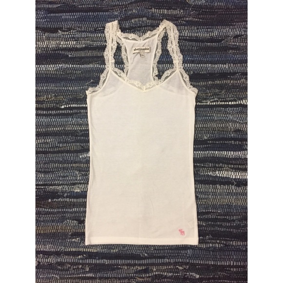 Abercrombie & Fitch Tops - SOLD Abercrombie Tank with Lace